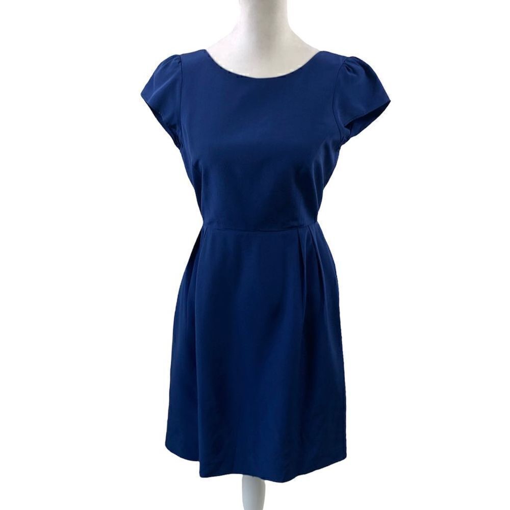 Annie Griffin Silk Royal Bluedresssize0